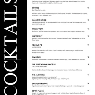 Our Signature drinks!