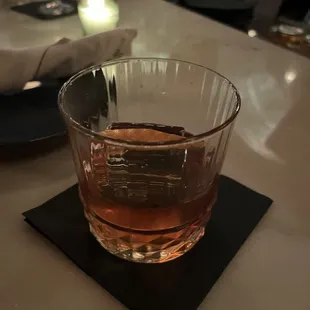 Mezcal old fashion. Decent!