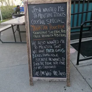 Trashy sign that degrades women