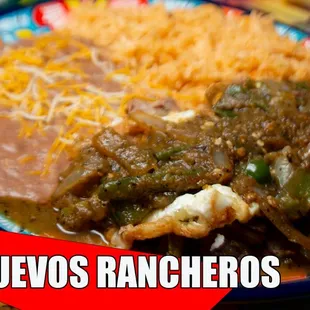 a plate of mexican food