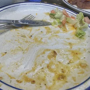 What&apos;s left of an order of Huevos