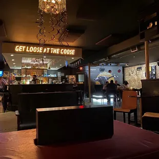 the inside of a restaurant