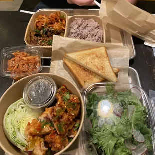 Full spread... so fresh and delicious