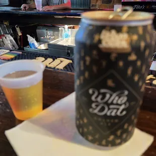 Who Dat Golden Ale and a .......