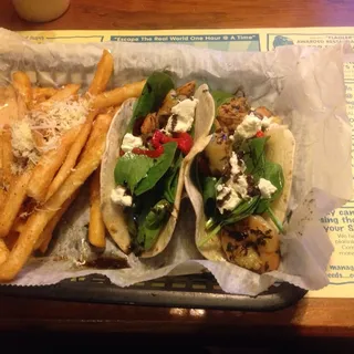 Pesto Grilled Shrimp Taco