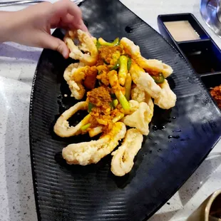 chicken wings and fried chicken, food