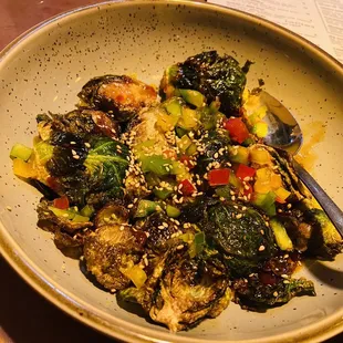 Roasted Brussels deliciousness