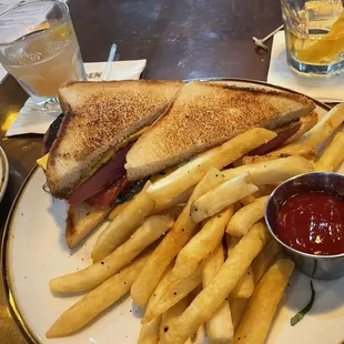 Fried Bologna Sandwich