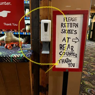 I'm not one to worry about germs all that much, but TGS could probably use a few more of these.  Beware The Purple Wall).