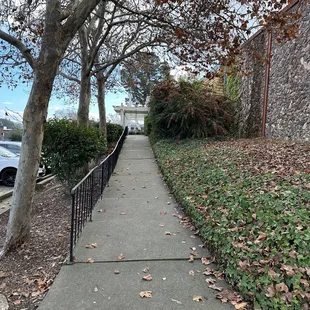 A ramp.  Skate your way INTO the building...or not.