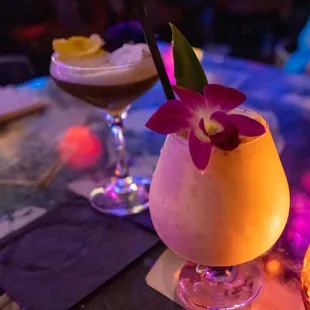 Beautifully crafted tiki  cocktails.