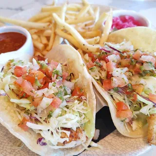 Panko Crusted Mahi Mahi Fish Tacos