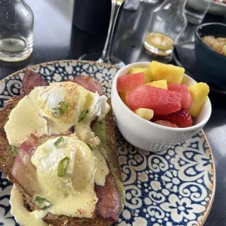 Bacon Benedict Avocado Toast