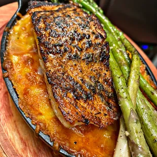 grilled chicken and asparagus