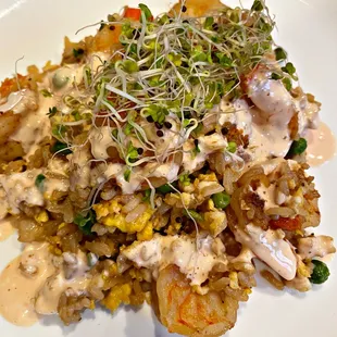 a plate of food