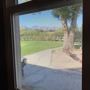 View from our window table!