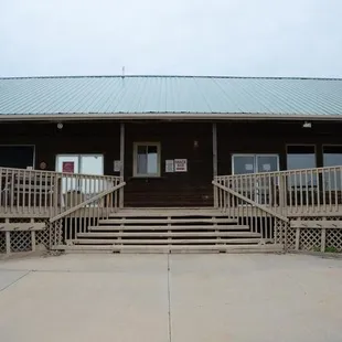 outside