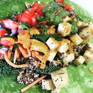 Curry Quinoa Wrap