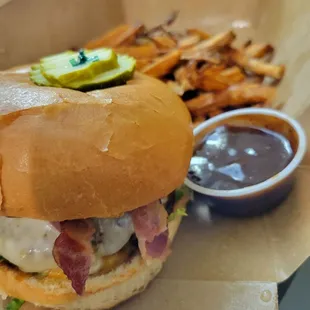 Big Daddy BBQ burger.