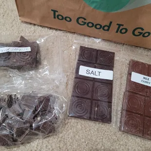 too good to go vegan zero-sugar chocolate