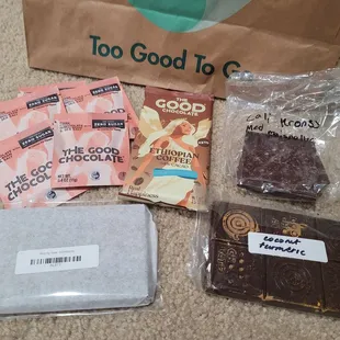 too good to go vegan zero-sugar chocolate