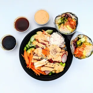 Bowl and burrito! @thefoodarchives