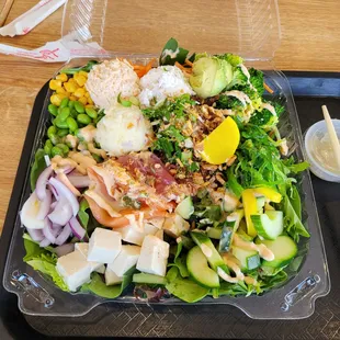 Regular Poke with everything.