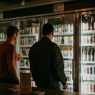 Wide selection of beers