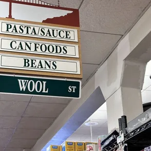 a variety of signs