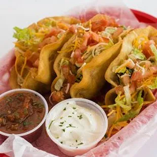 Taco Tuesday- Over stuffed Beef or Chicken