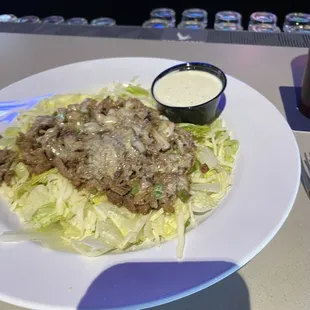 Philly Cheesesteak Salad