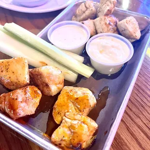 Grilled boneless wings available for my fellow keto friends.