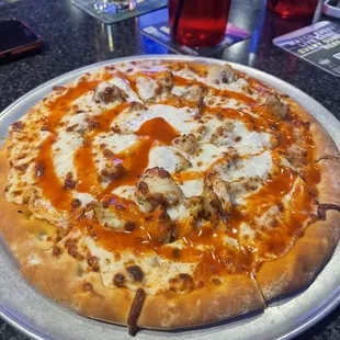 Chicken cream cheese "10 pizza