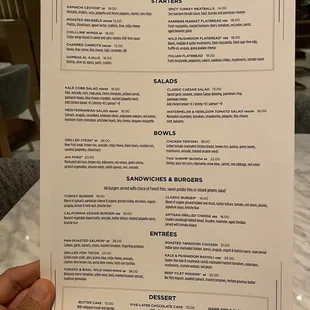 LUNCH &amp; DINNER MENU