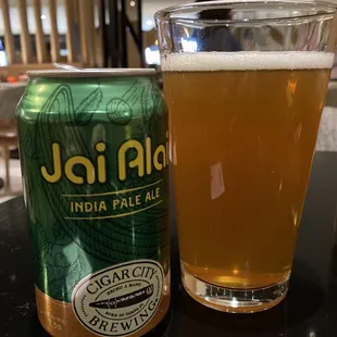 I used my free drink ticket for this weird can of IPA from Florida. No complaints.