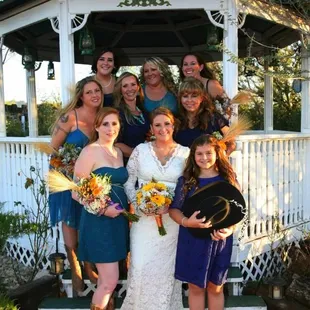 Wedding group at the Gazebo on the Good Shepherd Ranch