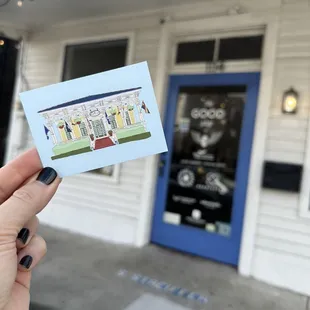 Mini art print from their quarter machine inside!