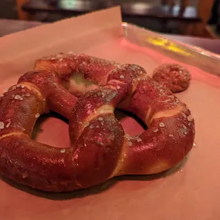 Soft pretzel with house-made mustard