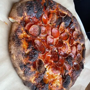 Burnt pizza (as requested!)