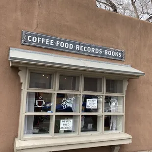 a coffee shop on the corner