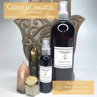 Hand crafted spray blend designed to help attract success