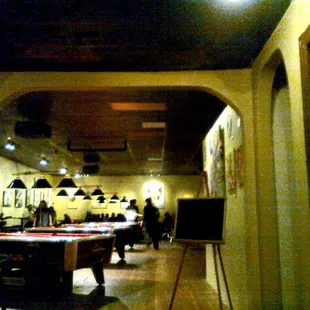 View at the top of the entryway staircase. Free pool during HH &amp; all day Sunday &amp; Monday! W00t!