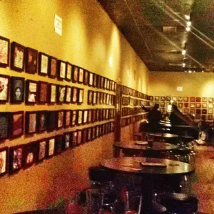 Art opening upstairs