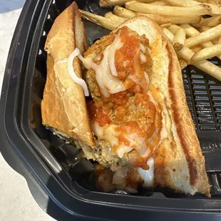 Meatball sandwich