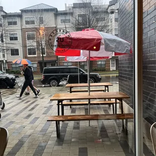 Outdoor seating