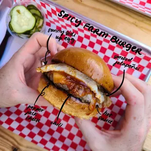 Spicy Farm Burger