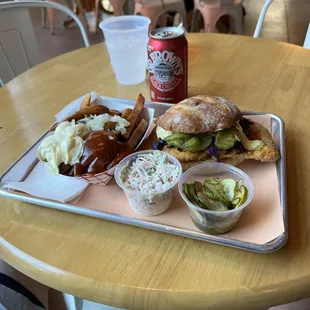 Pork Schnitzel Sandwich