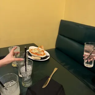 That's the baked ziti. Yummy.