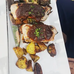 Bourbon Pork &amp; Apples
