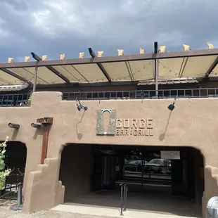 Front of Restaurant (facing the plaza)